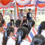 สมเด็จพระเจ้าน้องนางเธอ เจ้าฟ้าจุฬาภรณวลัยลักษณ์ ทรงเยี่ยมหน่วยแพทย์ พอ.สว.-พระราชทานถุงยังชีพ ผู้ประสบภัย