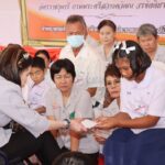 ศ.ดร.สมเด็จเจ้าฟ้าฯ กรมพระศรีสวางควัฒน ทรงเยี่ยมหน่วยแพทย์ มูลนิธิ พอ.สว.