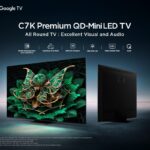 TCL เปิดนิยามใหม่ความบันเทิง C7K Premium QD-Mini LED TV เทคโนโลยี AI ขั้นสูง