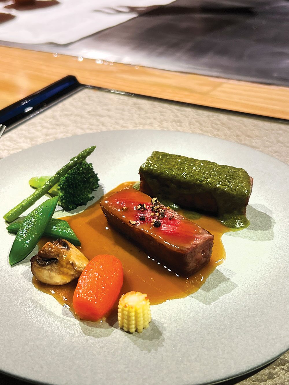 อิ่มอร่อย - เทปัน ฟรานซ์ คันดะ อาหารฝรั่งเศส-โอมากาเสะ