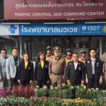 รองผบช.น.- รองผบก.น.2 ตรวจสอบความพร้อมศูนย์ควบคุมสั่งการจราจรสน.โคกคราม
