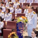 ศ.ดร.สมเด็จเจ้าฟ้าฯ กรมพระศรีสวางควัฒน พระราชทานพระโอวาทแก่นักศึกษาใหม่
