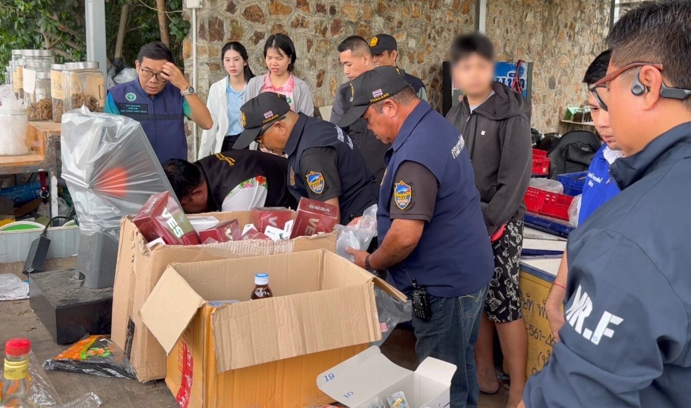 Chon Buri cannabis shop raid uncovers illegal drugs and items | News by Thaiger