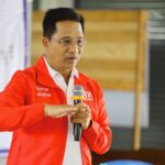 เลือกตั้ง สส. เมืองกาญจน์ เขต 4 สถานที่รับสมัครพร้อมแล้ว เตือนพายุถล่ม แนะว่าที่ผู้สมัคร พกร่มด้วย