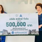 บริษัท ชวรักษ์ มอบเงินห้าแสนบาทสมทบสร้างโรงพยาบาลเกษตรศาสตร์