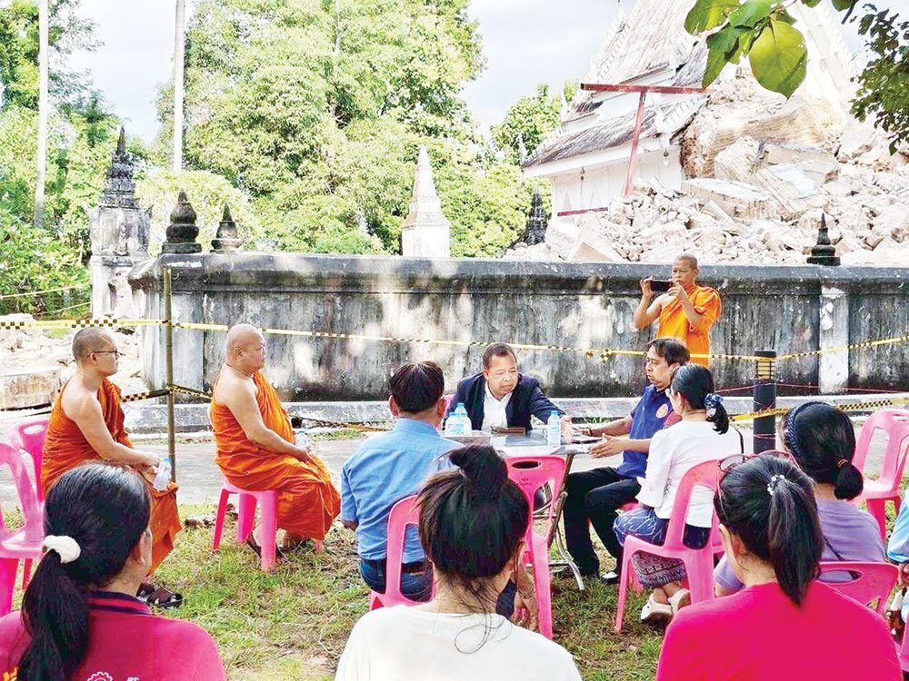 ข่าวสดพระเครื่อง - วธ.เร่งบูรณะฟื้นมรดกอีสาน ‘พระธาตุโนนตาล’ถล่มพัง