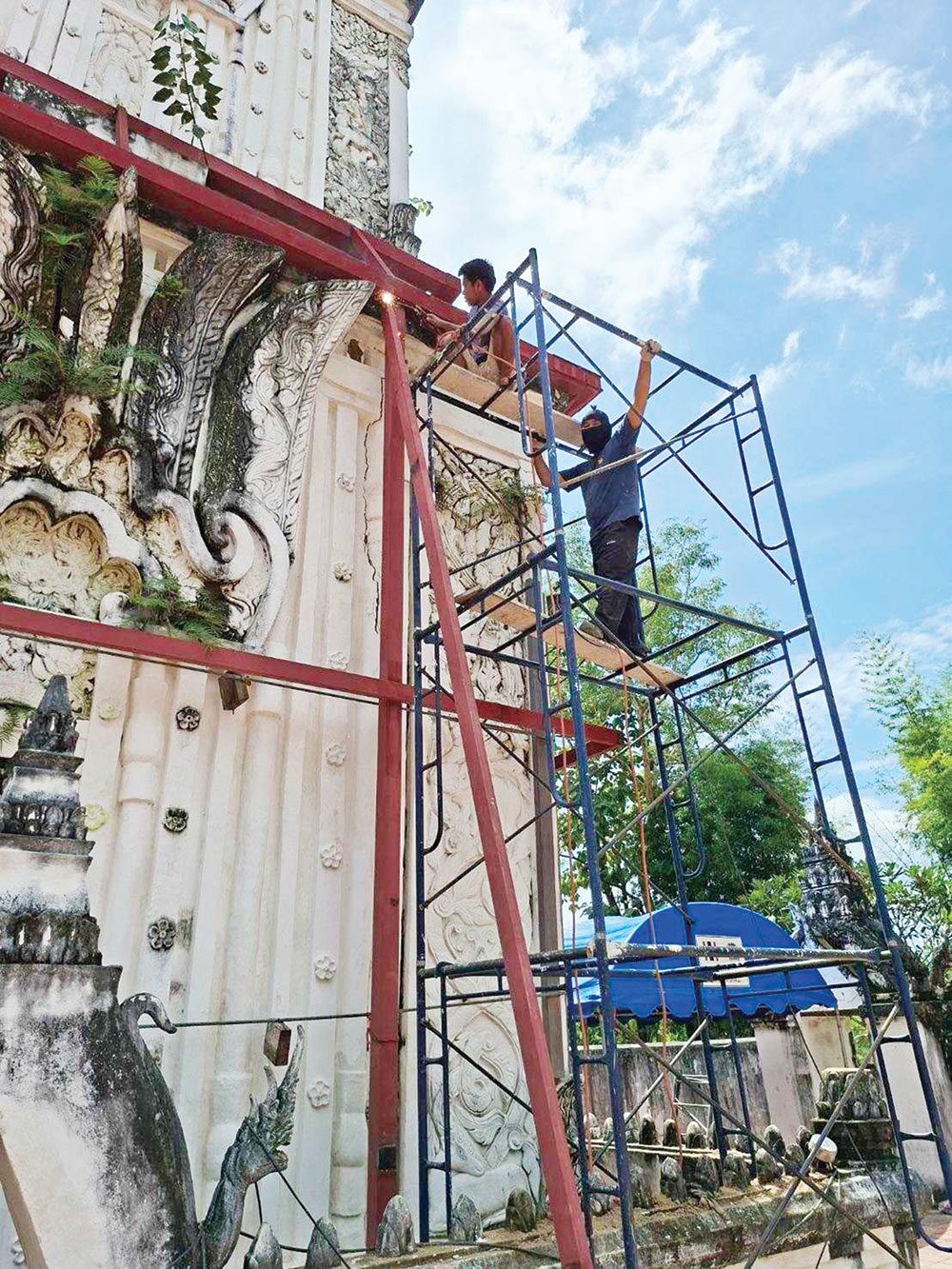 ข่าวสดพระเครื่อง - วธ.เร่งบูรณะฟื้นมรดกอีสาน ‘พระธาตุโนนตาล’ถล่มพัง