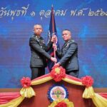 นทพ. จัดพิธีรับ-ส่งหน้าที่ การบังคับบัญชา ผบ.นทพ. คนใหม่ สานต่อมุ่งมั่นพัฒนาดูแลปชช.