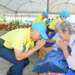 ศูนย์บรรเทาสาธารณภัย ทัพอากาศ ลงพื้นที่อุทกภัย ปฏิบัติภารกิจมอบถุงยังชีพ กรุงเก่า