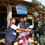 ผบ.ฉก.นราธิวาส นำกำลัง 3 ฝ่าย ลาดตระเวนจรยุทธร่วม บ้านวังทอง อ.ระแงะ