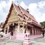 งานบุญใหญ่ทอดกฐินวัดเพลงอุโบสถ์สีชมพู อิ่มบุญอิ่มท้องกับโรงทานกว่า 100 ร้าน