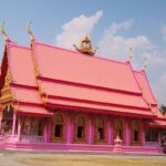 งานบุญใหญ่ทอดกฐินวัดเพลงอุโบสถ์สีชมพู อิ่มบุญอิ่มท้องกับโรงทานกว่า 100 ร้าน