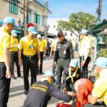 สนง.กระทรวงกลาโหม จัดกิจกรรมจิตอาสาบำเพ็ญสาธารณประโยชน์และบำเพ็ญสาธารณกุศล