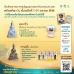 เชิญเช่าบูชา 'พระพุทธปุญญเกษตราภิบาล' สมทบทุนสร้าง โรงพยาบาลเกษตรฯ