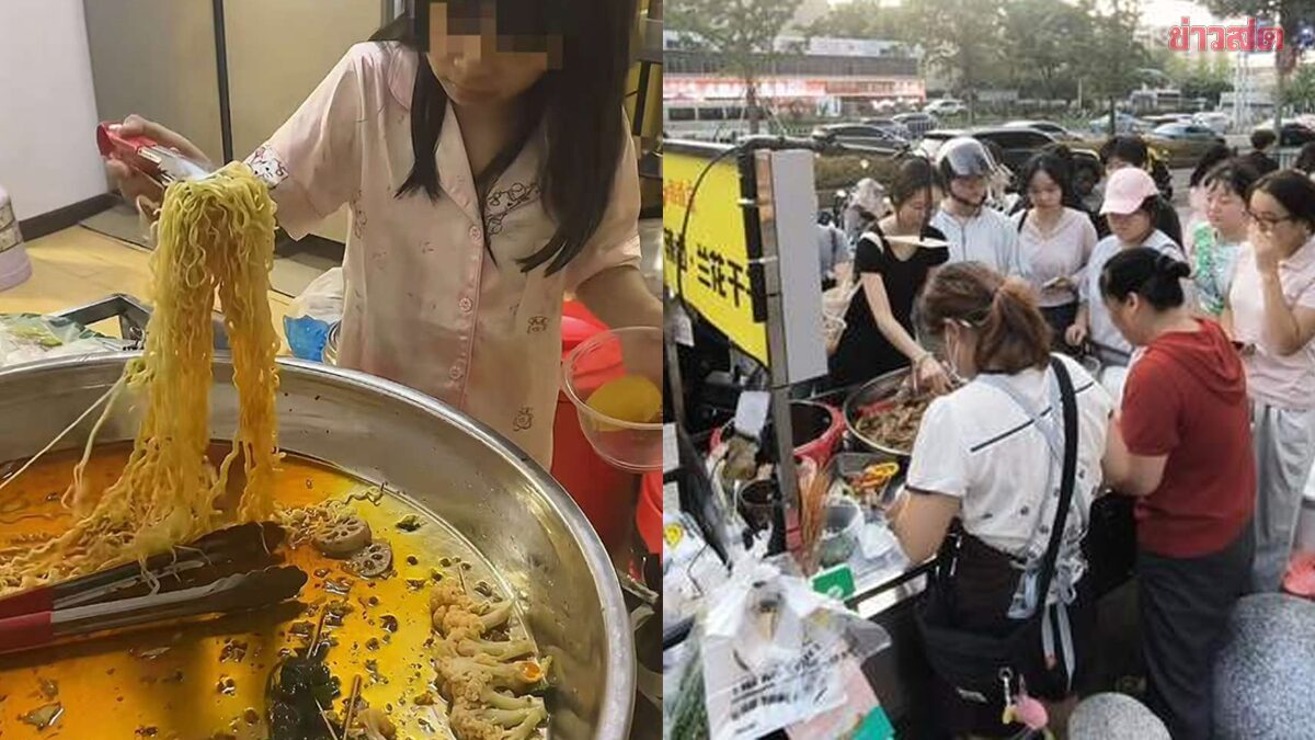 หนูน้อยกินอาหารเหลือจากแผงของพ่อแม่ ทำคนอยากกินตาม ดันยอดขายพุ่ง