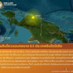แผ่นดินไหว 6.5 อินโดนีเชีย เหตุรอยเลื่อน Mamberamo deformation zone ยันไม่กระทบไทย