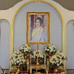 ผู้ว่าฯสระบุรี จัดพิธี สรงน้ำถวายพระบรมศพเบื้องหน้า พระฉายาลักษณ์ 'พระพันปีหลวง'