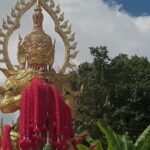ฮือฮา ถูกรางวัลที่ 1 ถึง 7 ครั้ง แห่ไหว้ ขอโชคลาภ ท้าวเวสสุวรรณ หวังรับโชคดี เป็นเศรษฐีคนที่ 8
