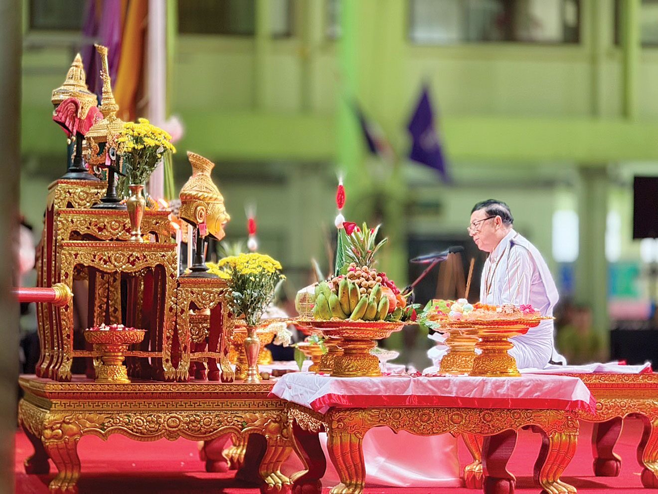 สดจากเยาวชน - พิธีคำนับครู โขนสัตยาพาลี