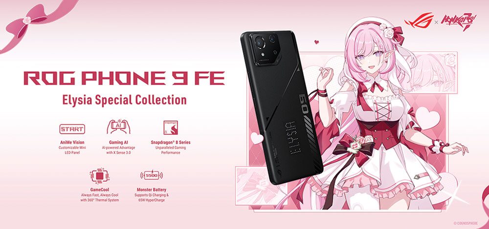 หลาก&หลายไอที - เอซุส ROG Phone 9 x Honkai ยอดเกมมิ่งโฟนธีมไวฝุเอลิเซีย