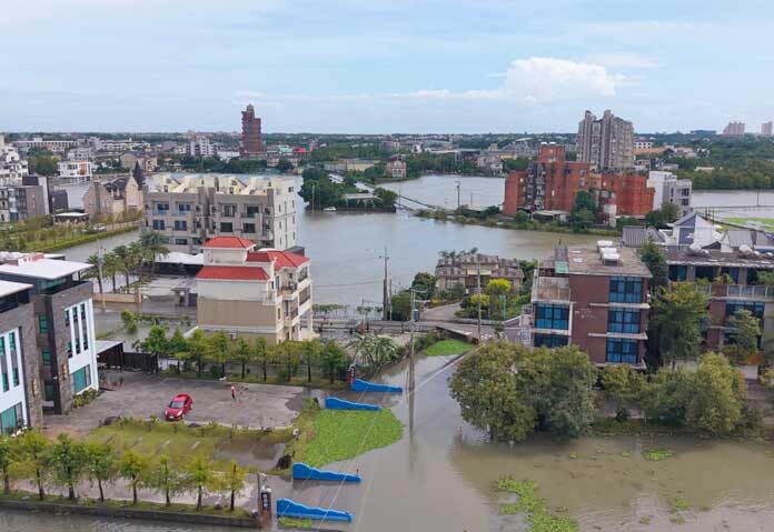 ไต้หวันฝนกระหน่ำ-น้ำท่วมหนัก “เสี่ยงเกิดดินถล่ม” หลังพายุดีเปรสชันเขตร้อนขึ้นฝั่ง