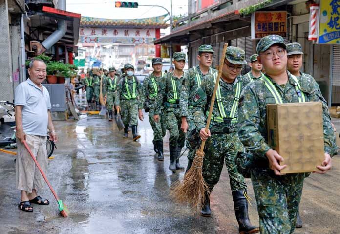 ไต้หวันฝนกระหน่ำ-น้ำท่วมหนัก “เสี่ยงเกิดดินถล่ม” หลังพายุดีเปรสชันเขตร้อนขึ้นฝั่ง