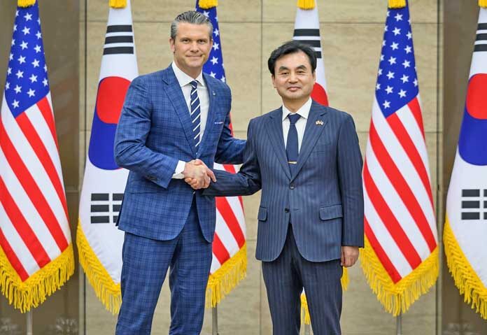 คิมยิงมิสไซล์ข่มขวัญ! รมต.สหรัฐคุยเกาหลีใต้ลุยแผนเรือดำน้ำพลังนุก-เยือนดีเอ็มซี