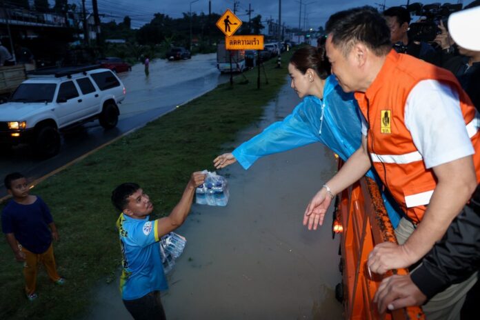 “นายกฯ”  น้ำท่วมหาดใหญ่ 