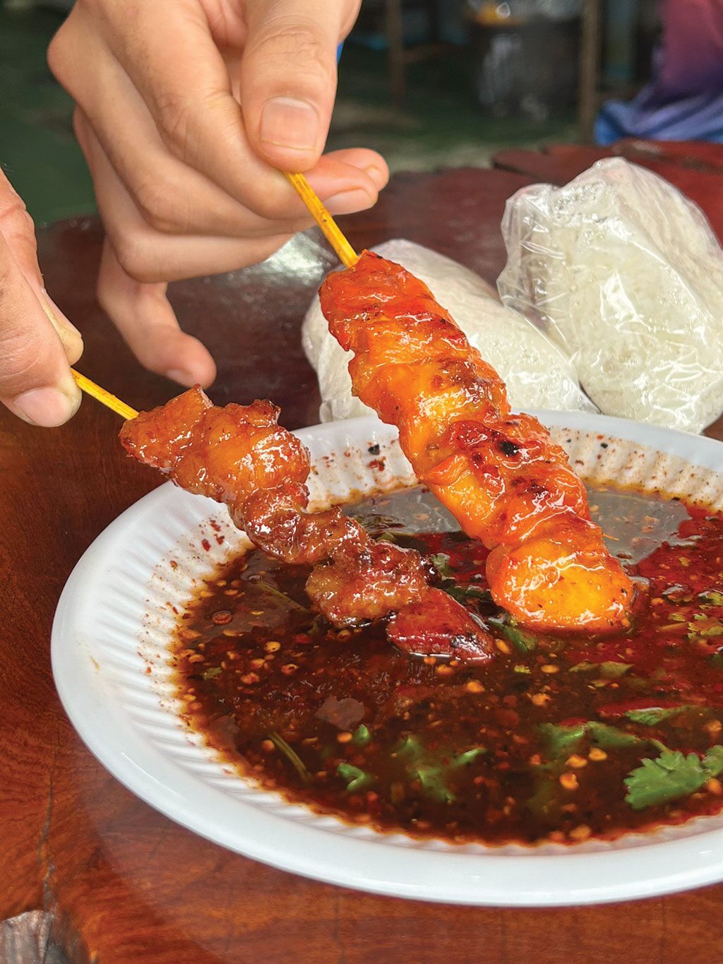 บังฮาซัน ไก่ย่างแดงโบราณ สูตรบ้านๆ เนื้อนุ่มหมักเครื่องถึง