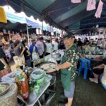 งานบุญใหญ่ทอดกฐิน วัดเพลงอุโบสถ์สีชมพู อิ่มบุญอิ่มท้อง โรงทานกว่า 130 ร้านอาหาร