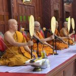วัดสายไหม ประกอบพิธีบำเพ็ญกุศลสวดพระอภิธรรมอุทิศถวายพระราชกุศล พระพันปีหลวง