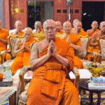 วัดสายไหม ปทุมธานี ร่วมสวดพระอภิธรรม อุทิศถวาย พระบรมราชชนนีพันปีหลวง