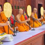 วัดสายไหม ปทุมธานี ร่วมสวดพระอภิธรรม อุทิศถวาย พระบรมราชชนนีพันปีหลวง