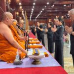 วัดสายไหม ปทุมธานี ร่วมสวดพระอภิธรรม อุทิศถวาย พระบรมราชชนนีพันปีหลวง