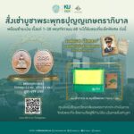 ที่ระลึก สั่งเช่าบูชาพระพระพุทธปุญญเกษตราภิบาล สมทบทุนสร้างรพ.เกษตรศาสตร์