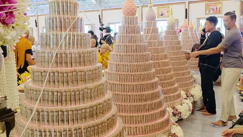 แห่สาธุ ลูกศิษย์นับหมื่น จากทั่วสารทิศ ร่วมบุญกฐิน พระสิ้นคิด ยอดทะลุ 71 ล้านบาท