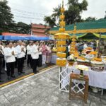 ทำบุญตักบาตร รำลึกมุทิตา 'ครูบาเจ้าศรีวิชัย' ครบรอบ91ปี วันลงจอบแรก สร้างถนนขึ้นดอยสุเทพ