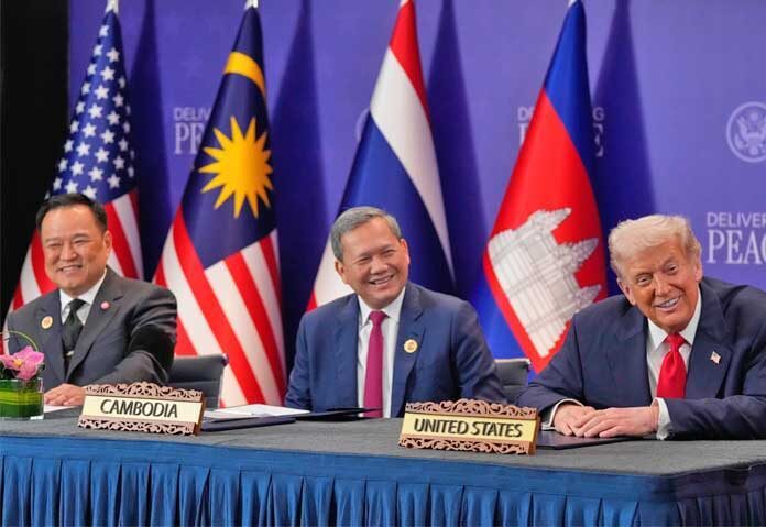 กต. เผยผลหารืออนุทิน-ทรัมป์-อันวาร์ ผู้นำสหรัฐรับปากช่วยคุยกับกัมพูชา-หนุนสันติ