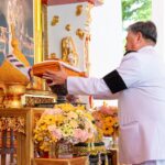 มหา'ลัยเกษตร ถวายผ้าพระกฐินพระราชทาน พระอารามหลวง วัดเขาบางทราย ชลบุรี