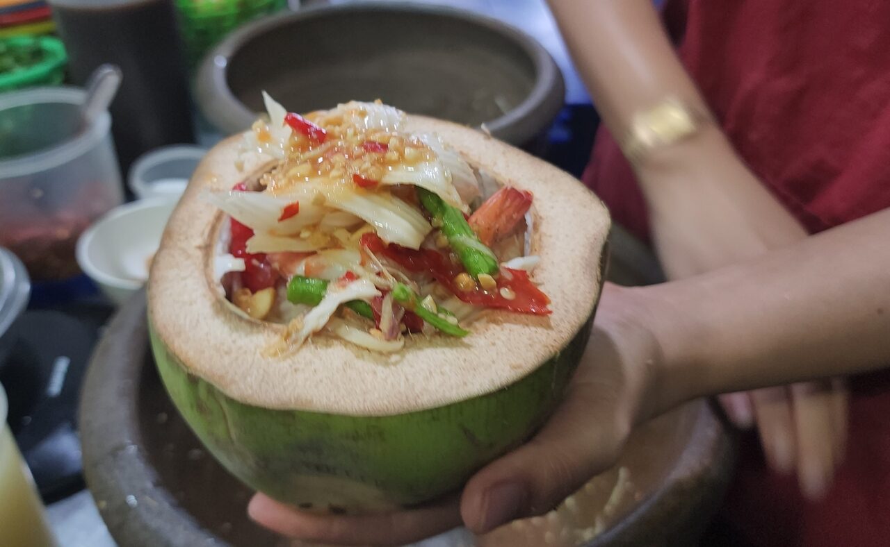 Nakhon Pathom's Signature Dish: Discover the Unique Coconut Som Tam at Go-Um-Tam Restaurant