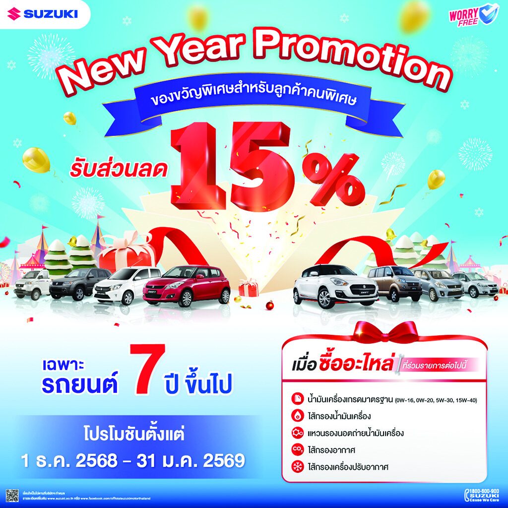 หลาก&หลายรถยนต์ - ชวนเช็กรถก่อนออกทริปปีใหม่ พร้อมชี้เป้าค่ายไหนบริการตรวจสภาพฟรี
