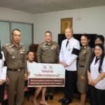 ผบช.น. เยี่ยมให้กำลังใจตำรวจ บก.จร. ที่ได้รับบาดเจ็บในการปฏิบัติหน้าที่