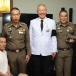 ผบช.น. เยี่ยมให้กำลังใจตำรวจ บก.จร. ที่ได้รับบาดเจ็บในการปฏิบัติหน้าที่