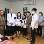 ผบช.น. เยี่ยมให้กำลังใจตำรวจ บก.จร. ที่ได้รับบาดเจ็บในการปฏิบัติหน้าที่