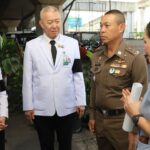 ผบช.น. เยี่ยมให้กำลังใจตำรวจ บก.จร. ที่ได้รับบาดเจ็บในการปฏิบัติหน้าที่