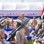 กองทัพเรือ กรมยุทธศึกษาทหารเรือ จัดพิธีสวนสนาม ปิดการฝึกอบรม หลักสูตรทหารใหม่