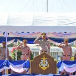 กองทัพเรือ กรมยุทธศึกษาทหารเรือ จัดพิธีสวนสนาม ปิดการฝึกอบรม หลักสูตรทหารใหม่