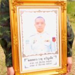 สดุดีทหารกล้า พลฯวายุ รับศพกลับบ้านเกิด ปทุมธานี ประกอบพิธี บำเพ็ญกุศล-พระราชทานเพลิงศพ