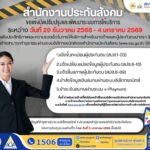 ประกันสังคม แจ้ง นายจ้าง ปิดปรับปรุง พัฒนาระบบการให้บริการ สู่ งาน SSO Core