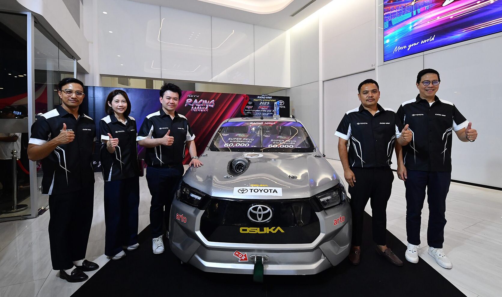 Toyota Awards Drag Racing Champions at HILUX REVO RACING MANIA NIGHT